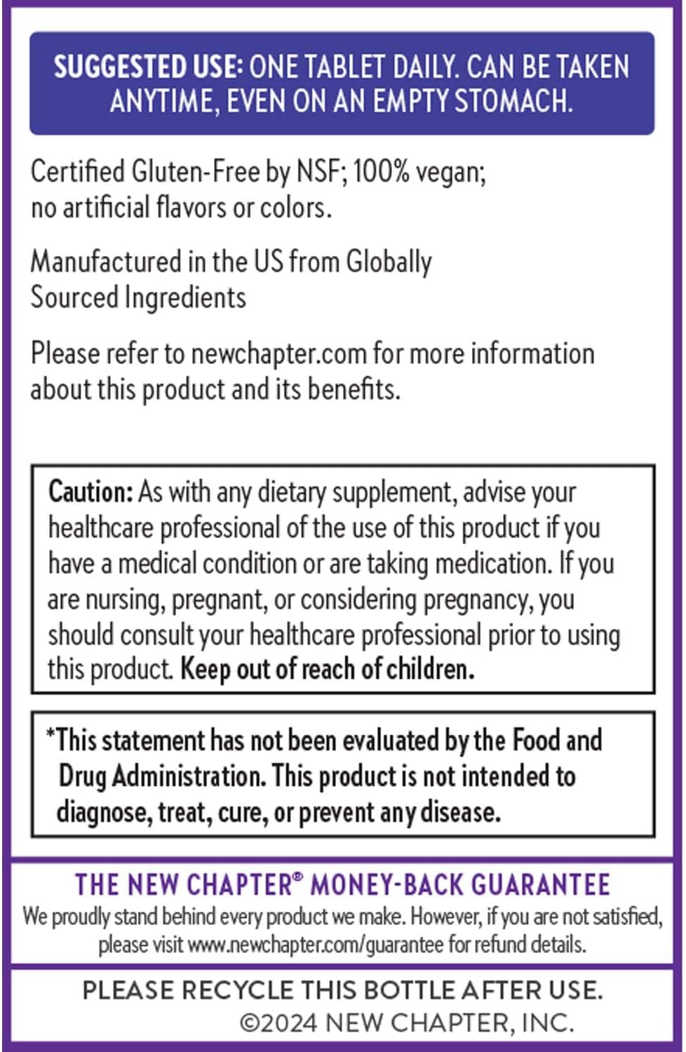 New Chapter Fermented Vitamin B Complex – 60 Tablets - END Nutrition
