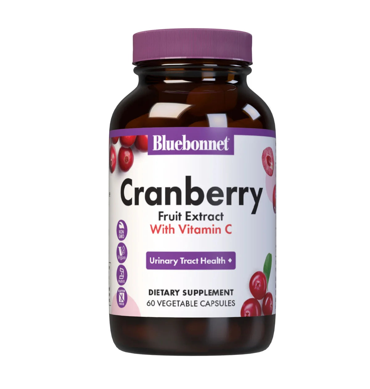 Bluebonnet Cranberry Fruit Extract – 60 Vegetable Capsules – Urinary Tract & Antioxidant Support - END Nutrition