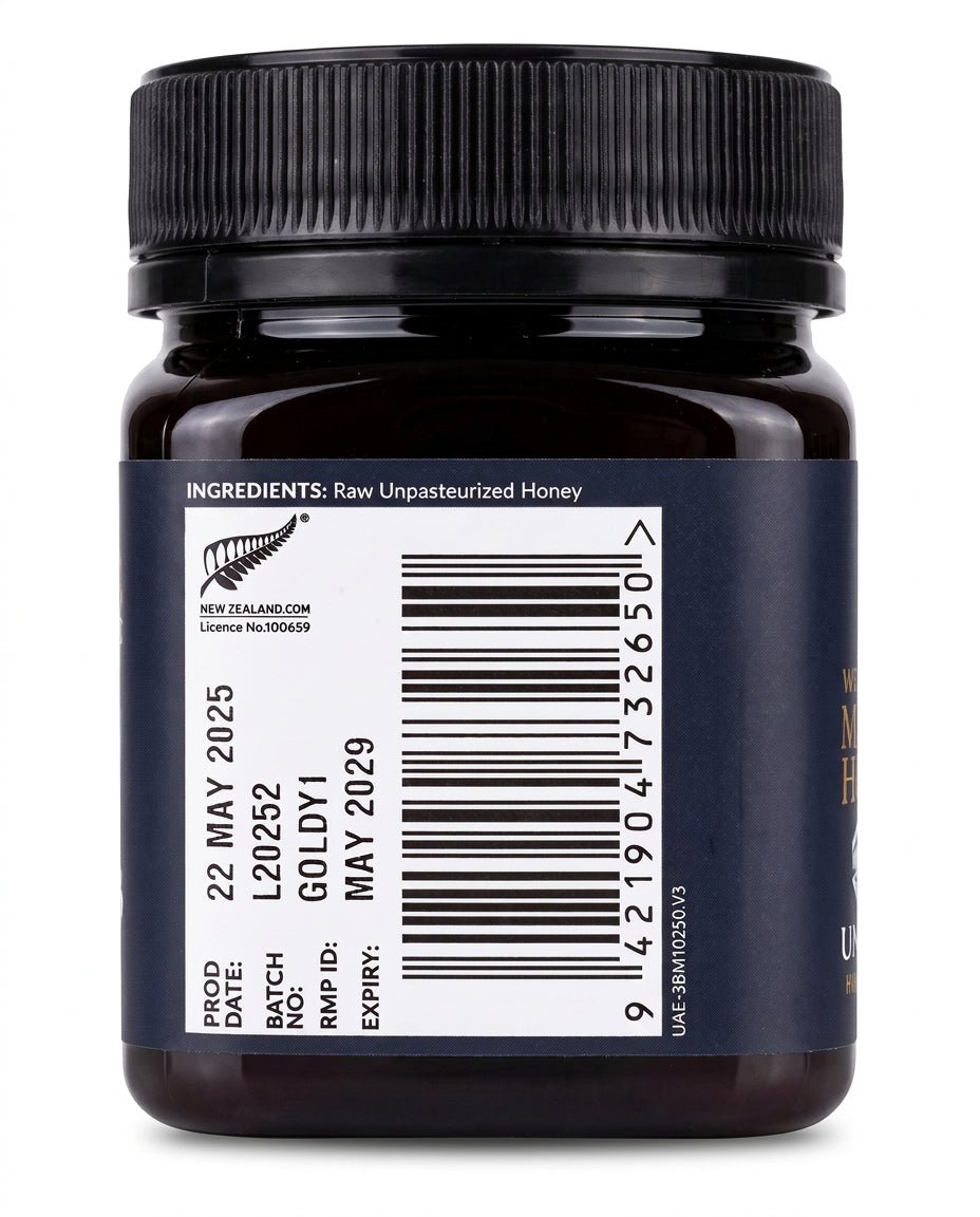 3Bee Monofloral Manuka Honey UMF 10+ | 250 g – Immune & Digestive Support - endnutrition.com