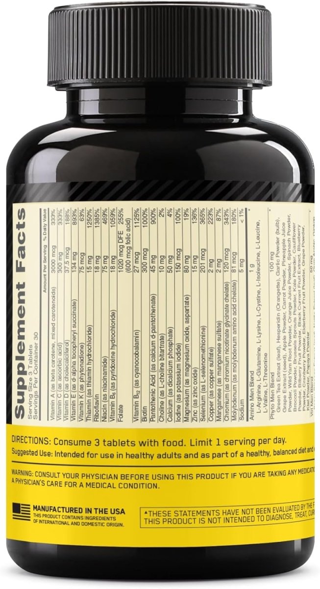 Optimum Nutrition Opti-Men Multivitamin| Men's Daily Vitamin with 75+ Nutrients - Endnutrition.com