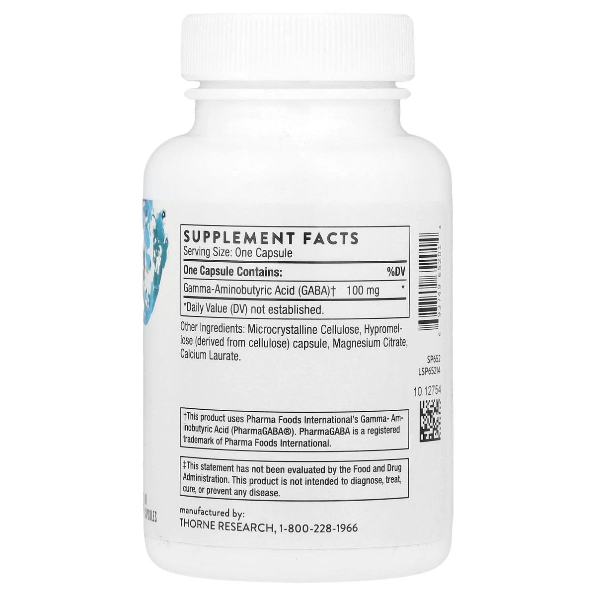 Thorne PharmaGABA-100 – 60 Capsules | Calm, Relaxation & Sleep Support - endnutrition.com