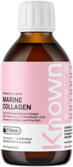 Known Advanced Hydrolysed Marine Collagen Liquid – 5000 mg Collagen, Vitamin A & C – Skin, Hair & Nail Support – Summer Fruits Flavour – 210 ml Bottle, 3rd Party Tested