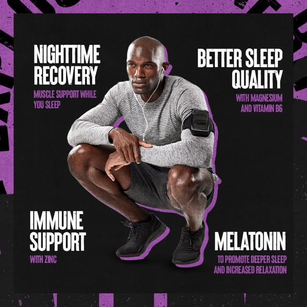 Animal PM Sleep & Night‑Time Recovery – Multivitamin & Amino Complex – With Magnesium, Zinc, Adaptogens & Herbal Extracts – Deep Sleep, Muscle Recovery & Immune Support – 30 Packs