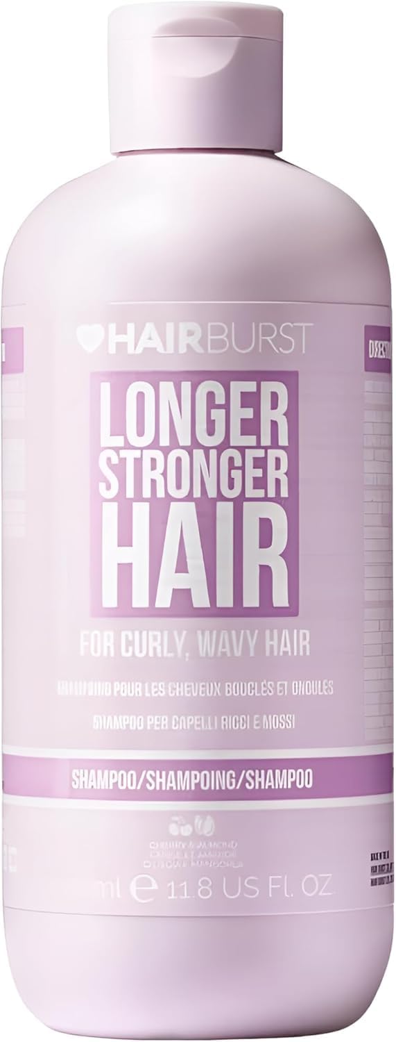 Hairburst Wavy & Curly Hair Shampoo | Curl Enhancing, Frizz Control, Amino Acids & Cherry Oil