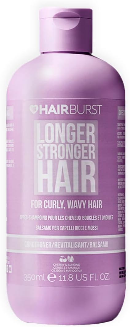 Hairburst Hair Serum for Growth & Scalp Health Conditioner for Wavy & Curly Hair | Curl Enhancing, Frizz Control, Amino Acids & Cherry Oil