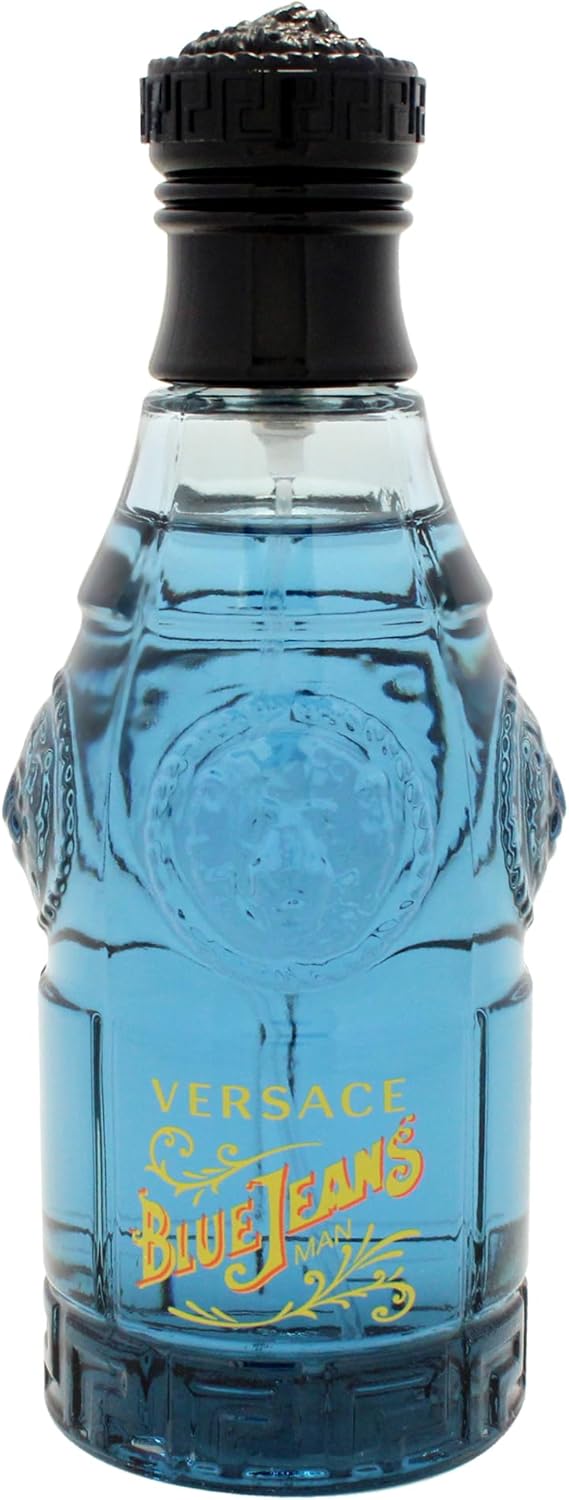 Versace Blue Jeans Man Eau de Toilette – Classic Masculine Scent – 75ml