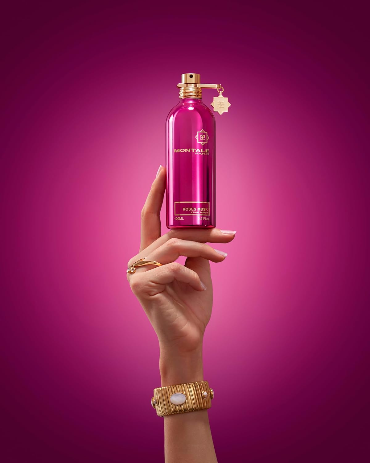 Montale Paris Roses Musk Eau de Parfum – Elegant Floral Musk Scent – 100ml