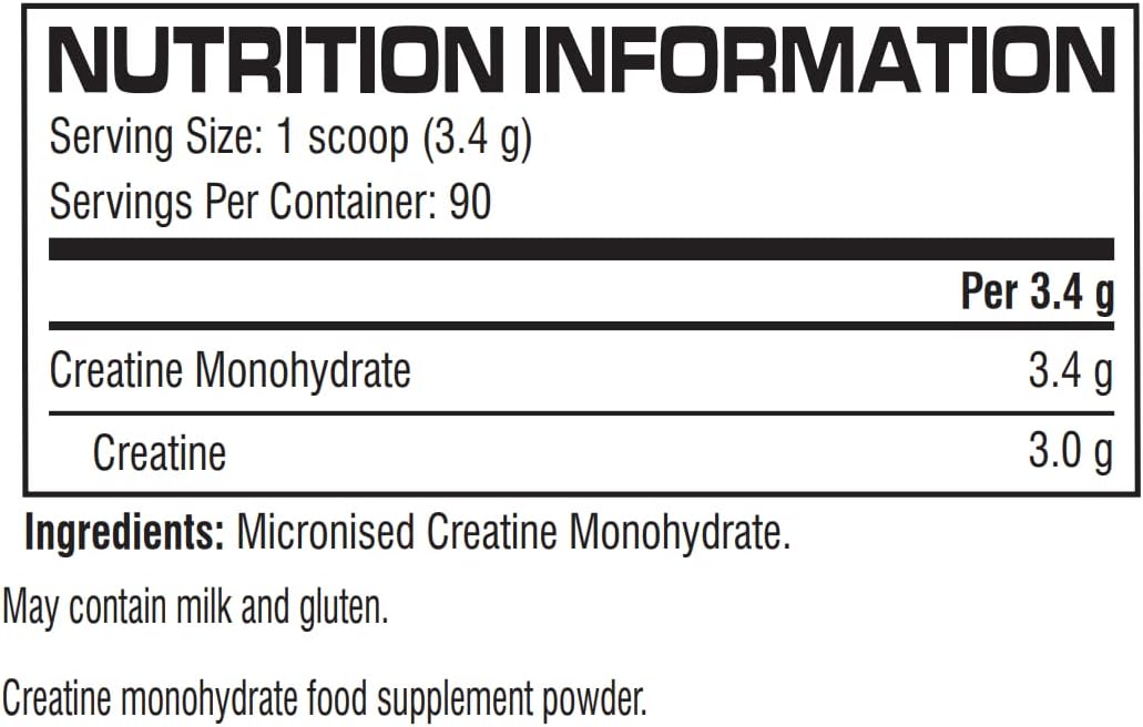 Cellucor COR‑Performance Creatine Monohydrate – 306 g – Pure Micronized, Vegan, 90 Servings - END Nutrition