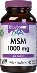 Bluebonnet MSM – 60 Vegetable Capsules – Joint Comfort & Connective Tissue Support