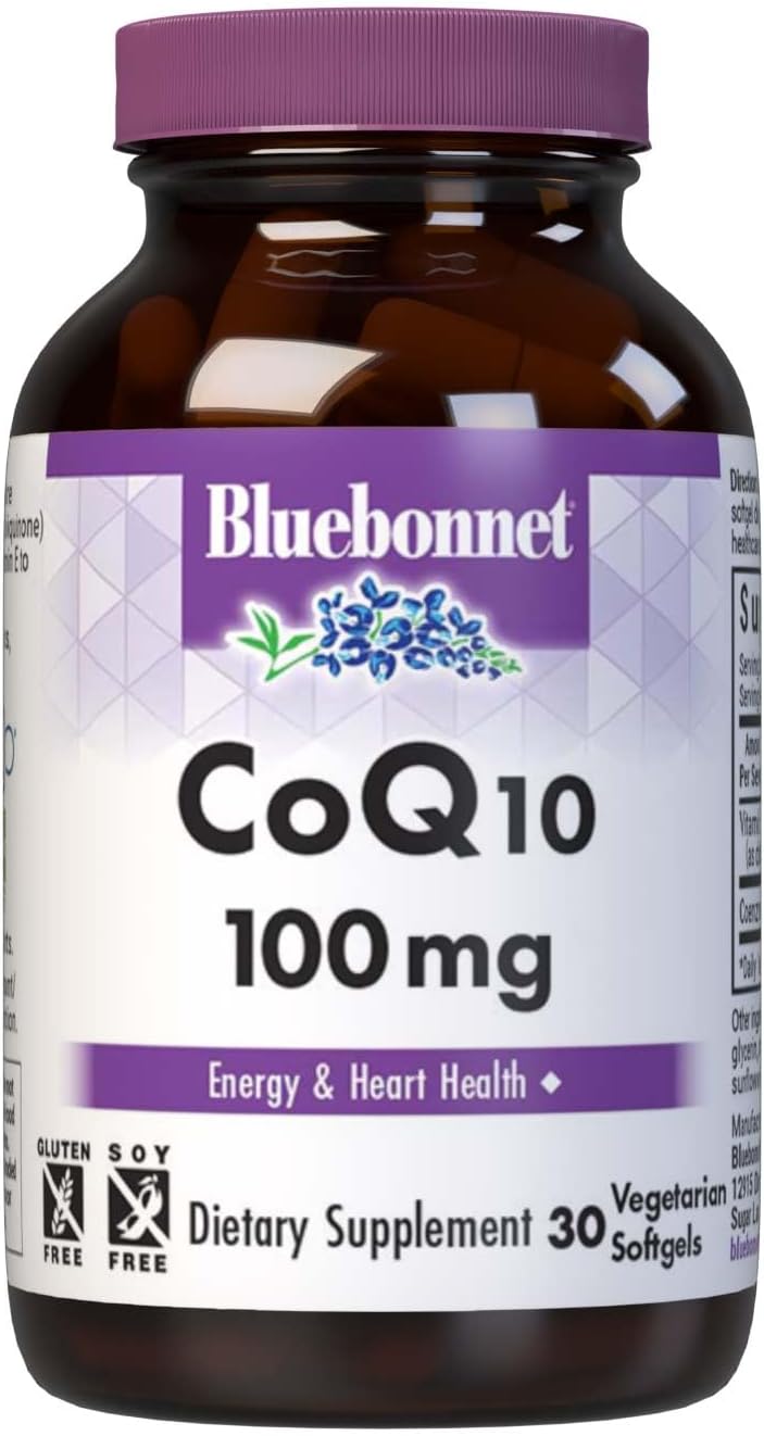 Bluebonnet CoQ10 – 100 mg – 30 Vegetarian Softgels – Heart & Energy Support - END Nutrition