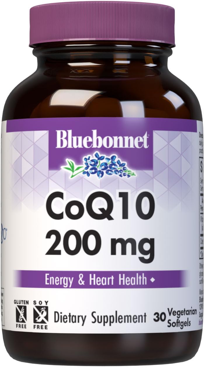 Bluebonnet CoQ‑10 – 200 mg – 30 Vegetarian Softgels – Heart & Energy Support - END Nutrition