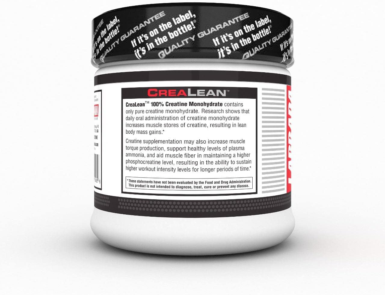 100% pure creatine monohydrate powder, unflavored, 5g per scoop