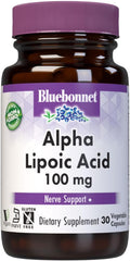 Bluebonnet Alpha Lipoic Acid – 100 mg – Vegetable Capsules – Antioxidant & Metabolic Support