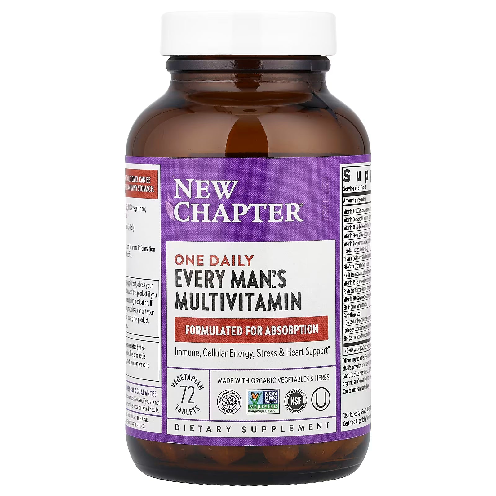 New Chapter Every Man’s One Daily Multivitamin | 30 Tablets - END Nutrition