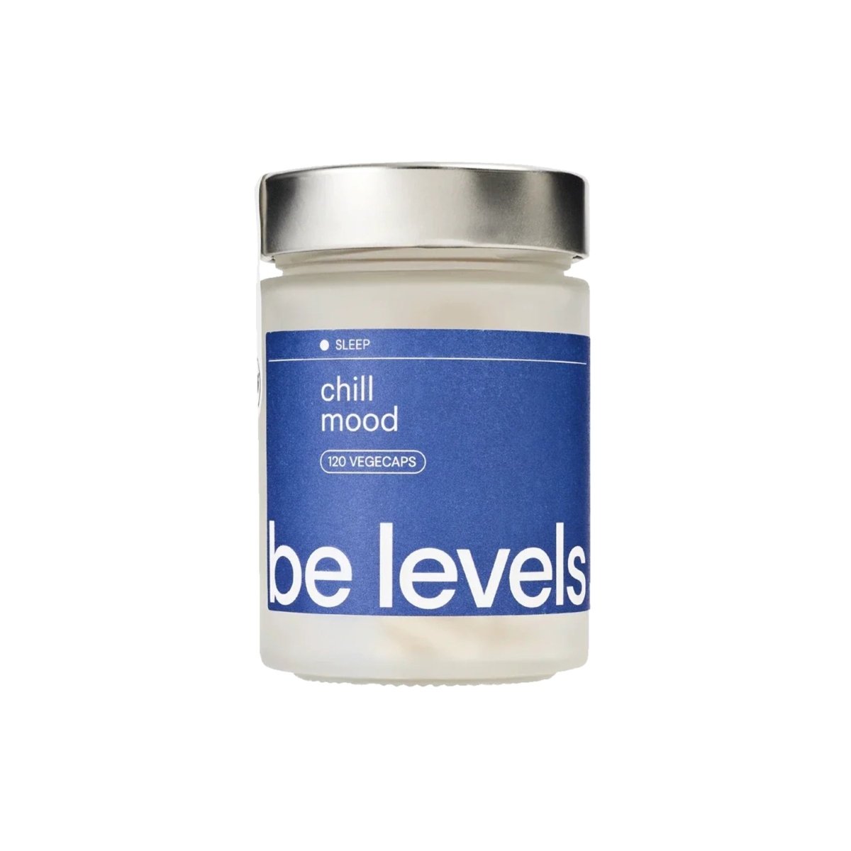 Be Levels Chill Mood – Relaxation & Balance – 120 Capsules – 1.9mg Melatonin + 2000mg L-Glycine,Zinc 157% , Vitamin D 1000%, B6 508% NRV - Vegan - endnutrition.com