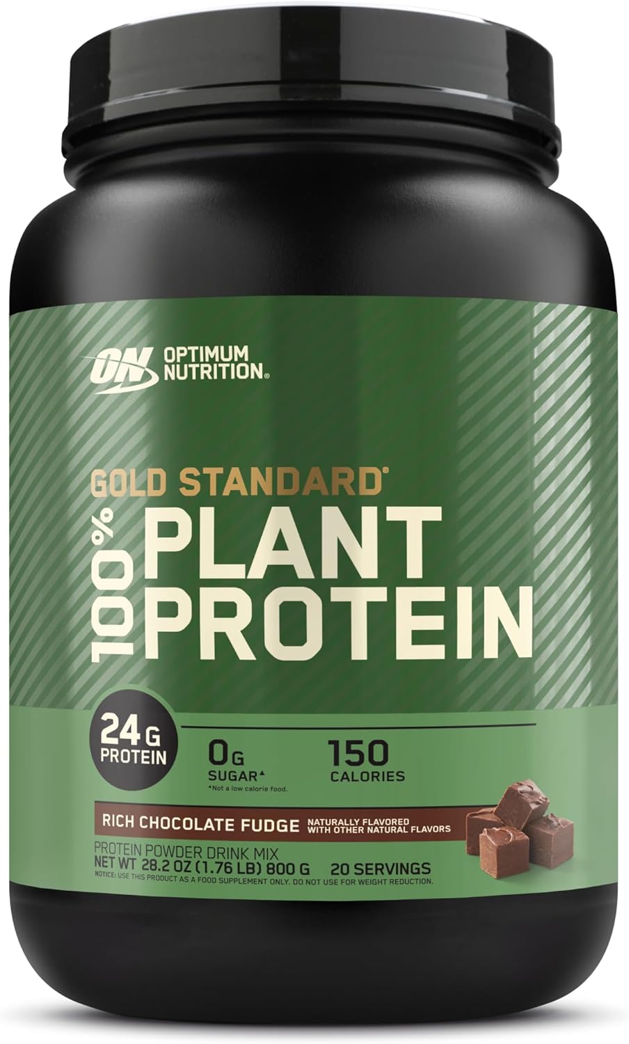 Optimum Nutrition Gold Standard 100% Plant – Vegan Protein Powder for Muscle Support & Recovery – Rich Chocolate Fudge