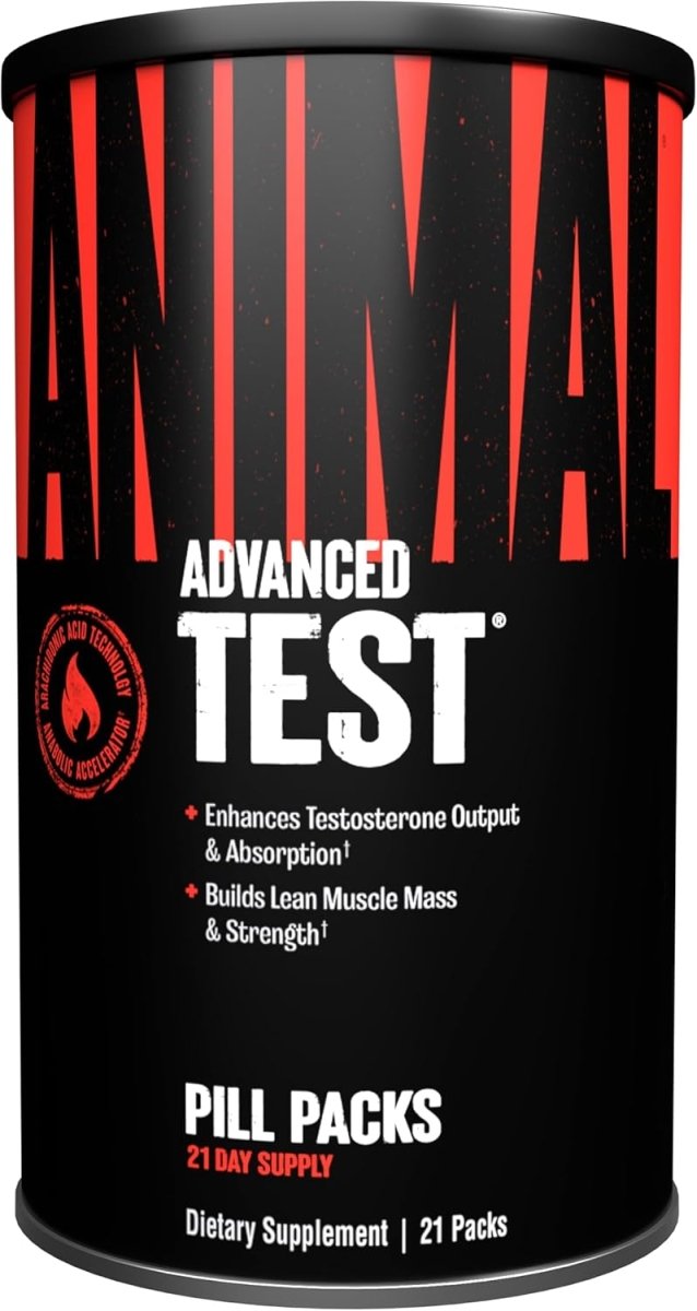 Universal Animal Test Testosterone Booster – Strength, Stamina & Muscle Growth – Libido & Endurance Support – 21‑Day Cycle Packs - Endnutrition.com