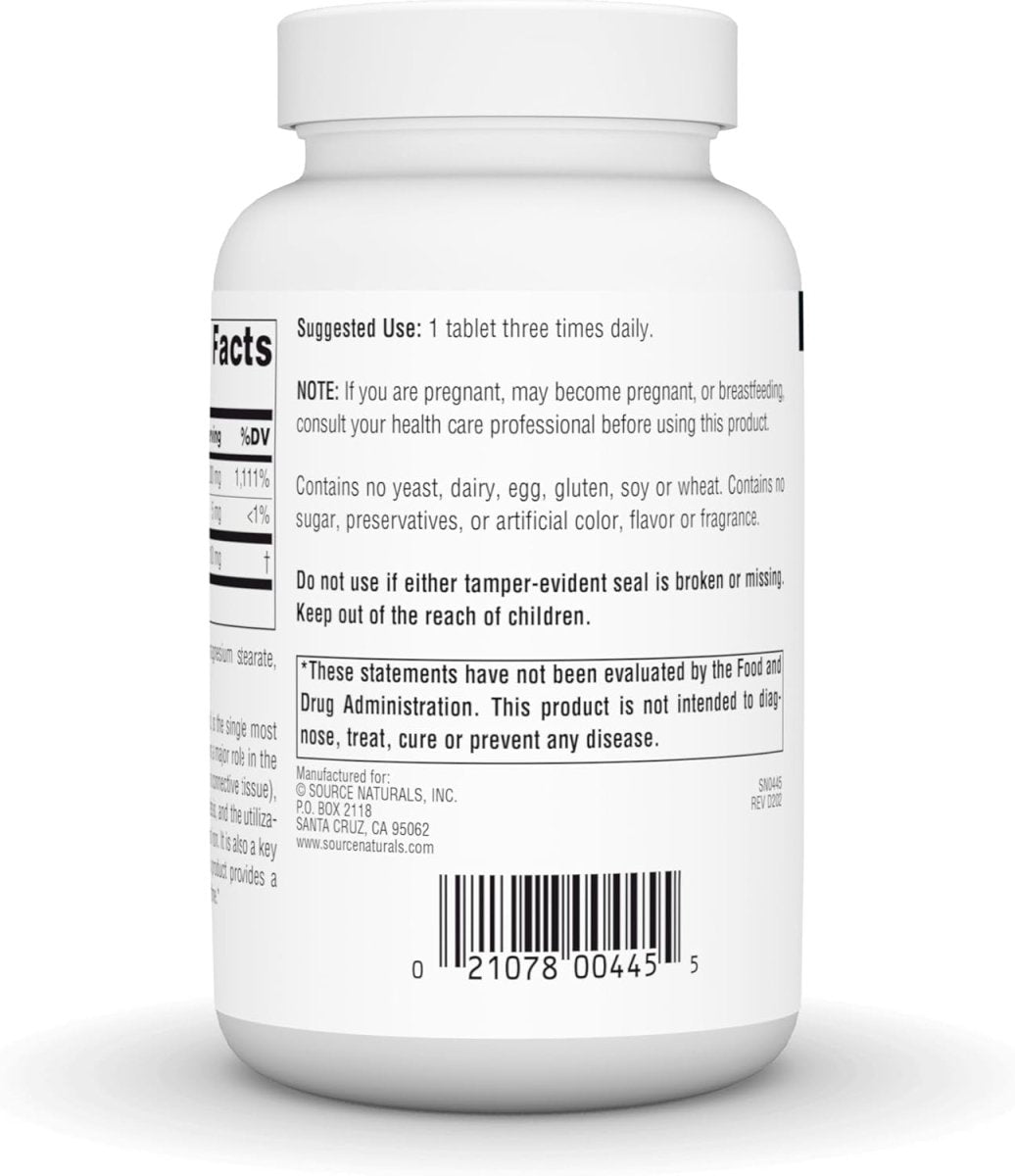 Source Naturals C‑1000 with Rose Hips – 1000 mg – 100 Time Release Tab ...