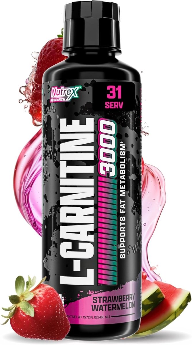 Nutrex Research Liquid L‑Carnitine 3000 – Strawberry Watermelon – Clinically Dosed – Energy, Metabolism & Recovery – No Sugar, No Carbs, No Stimulants – 31 Servings - END General Trading