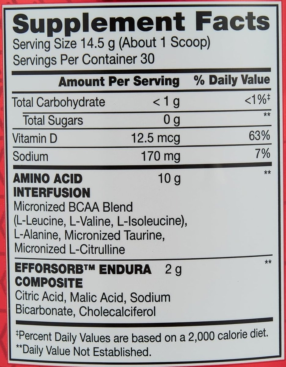 BSN Amino X – 10g Amino Acid & BCAA Blend (2:1:1) | Watermelon | Caffeine-Free | Keto-Friendly | 30 Servings - Endnutrition.com