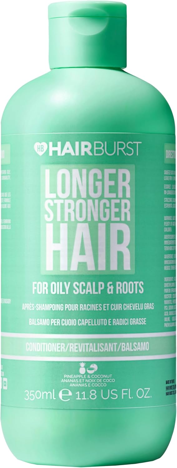 Hairburst Conditioner for Oily Roots & Scalp | 350 ml  Removes Excess Sebum & Oil Build‑Up, Vegan