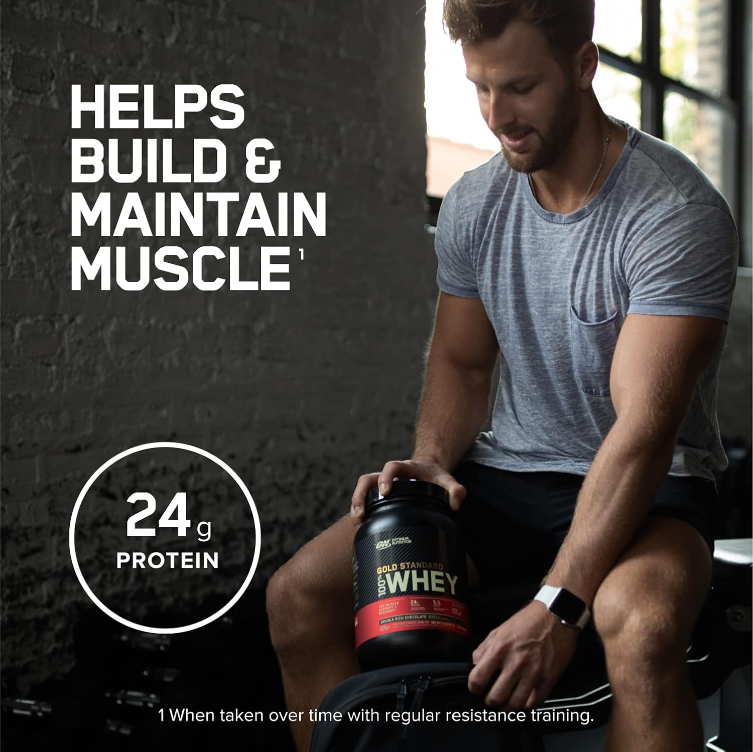 Optimum Nutrition Gold Standard Whey Strawberry 5lb – Muscle Recovery Protein Powder