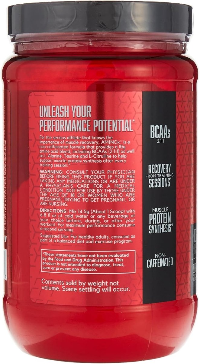 BSN Amino X – 10g Amino Acid & BCAA Blend (2:1:1) | Watermelon | Caffeine-Free | Keto-Friendly | 30 Servings - Endnutrition.com
