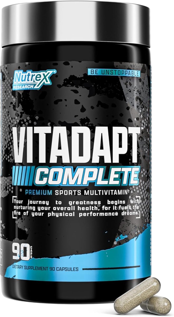 Nutrex Vitadapt – 90 Capsules – Advanced Multivitamin Adaptogen Complex – Energy, Stress Support & Recovery - END General Trading