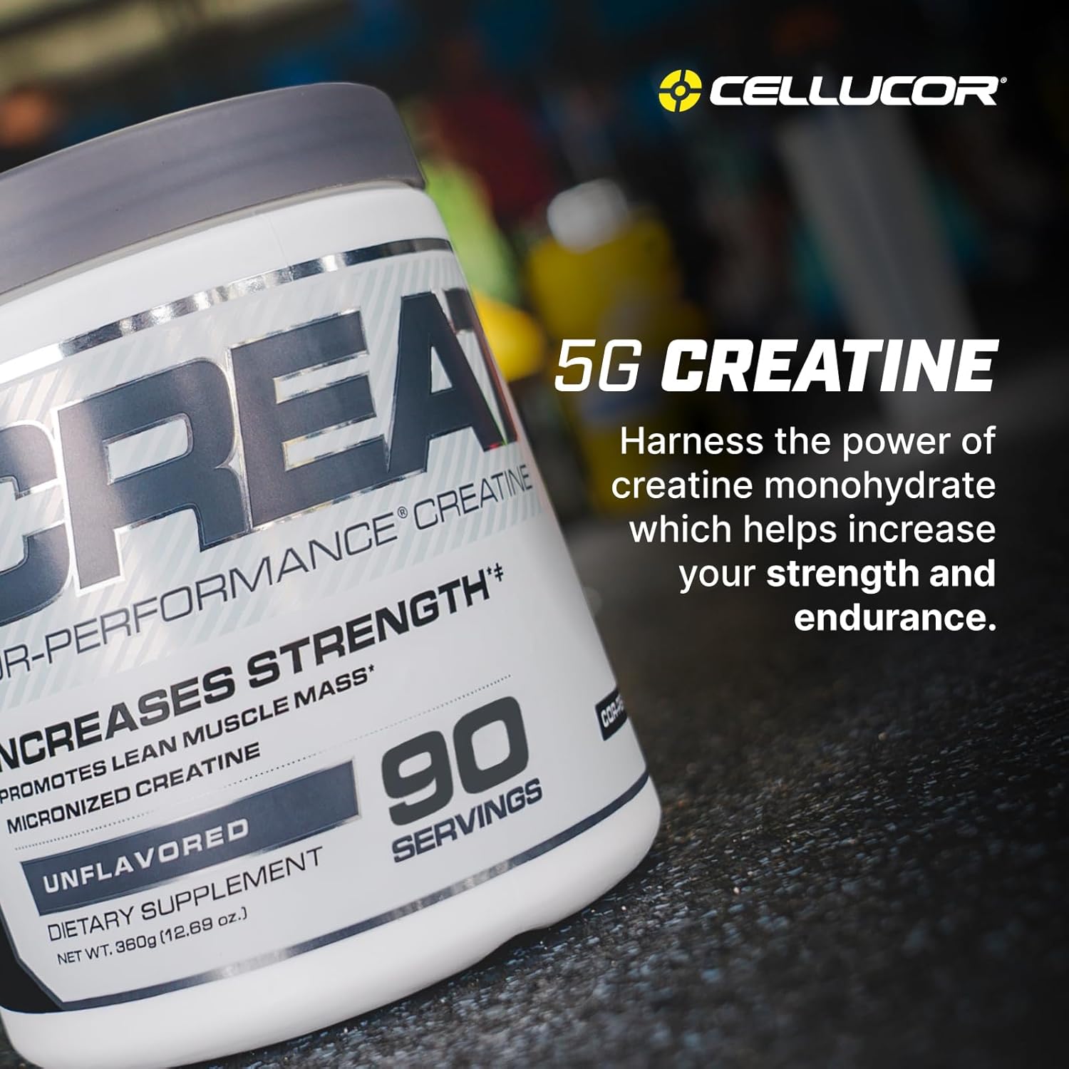 Cellucor COR‑Performance Creatine Monohydrate – 306 g – Pure Micronized, Vegan, 90 Servings - END Nutrition
