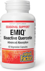 Natural Factors Quercetin EMIQ 60 Caps – Immune & Heart Support