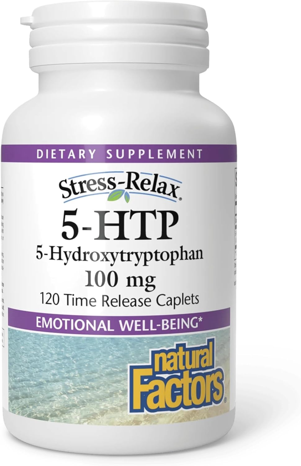 Natural Factors Stress‑Relax 5‑HTP – 100 mg – 120 Capsules – Pharmaceutical‑Grade Sleep & Emotional Well‑Being Support - END Nutrition