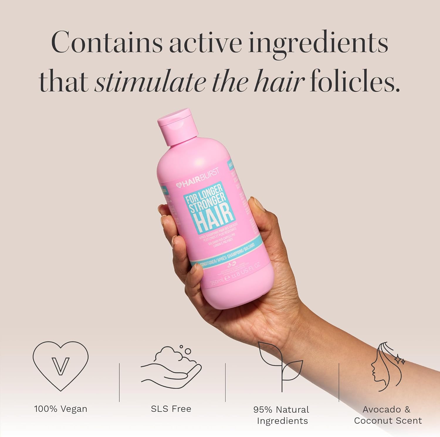 Hairburst Hair Growth Conditioner for Women | 350 ml  Reduces Hair Loss & Strengthens Growth