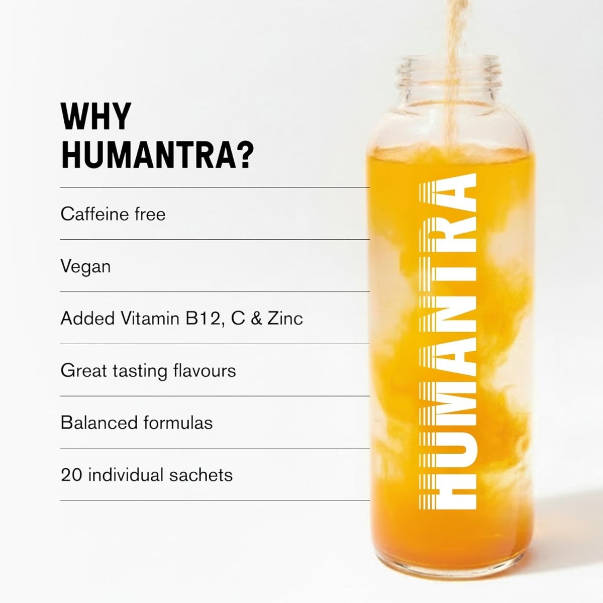 Humantra Electrolyte Powder – Apricot (20 Sachets) | 6-Electrolyte Hydration | Plant-Based, Vegan, Sugar Free & Gluten Free - END General Trading