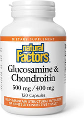 Natural Factors Glucosamine Chondroitin 120 Caps – Joint & Mobility Support