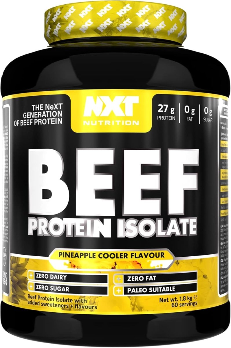 NXT Nutrition Beef Protein Isolate – Pineapple Blast – 1.8 kg – Dairy‑Free High Protein Powder - END Nutrition
