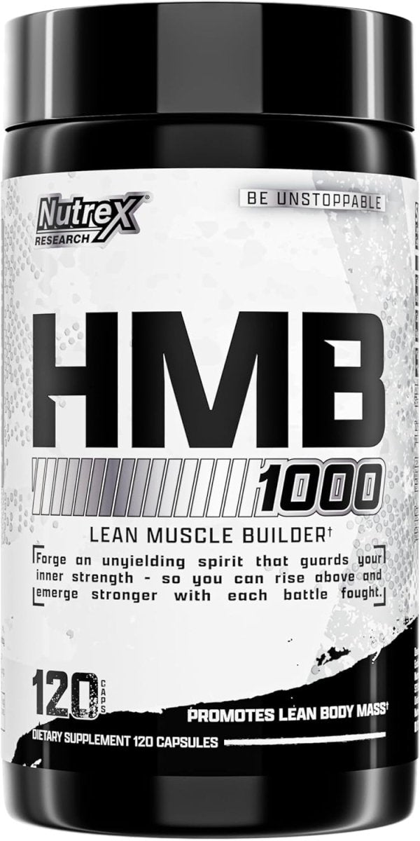 Nutrex HMB 1000 – 120 Capsules – Muscle Strength, Recovery & Anti‑Catabolic Support – With Beta‑Hydroxy Beta‑Methylbutyrate - END General Trading