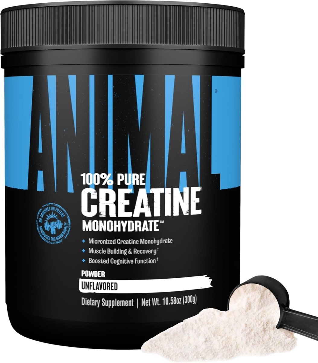 Animal Creatine Monohydrate Powder – Micronized for Muscle Recovery, Cellular Energy & Daily Wellness – Unflavored 300 g - END Nutrition