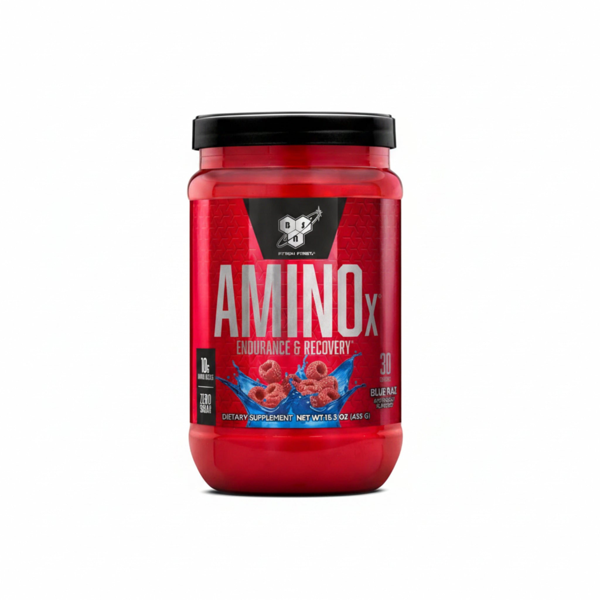 BSN Amino X – 10g Amino Acid & BCAA Blend (2:1:1) | Blue Raspberry | Caffeine-Free | Keto-Friendly | 30 Servings - Endnutrition.com