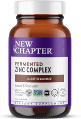 New Chapter Fermented Zinc Complex for Immune & Skin Health, 60 Tablets