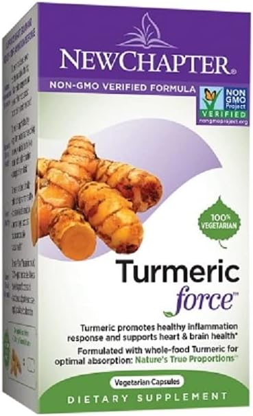 New Chapter Turmeric Force Capsules | Whole-Food Turmeric Support 30Capsules