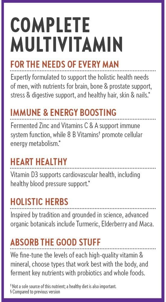 New Chapter Every Man’s One Daily Multivitamin | 30 Tablets