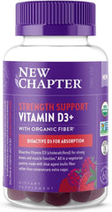 New Chapter Organic Vitamin D3 Gummies 1000 IU | 60 Vegetarian Gummies