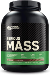Optimum Nutrition Serious Mass Chocolate 2.72kg – High Protein Weight Gainer 50g Protein