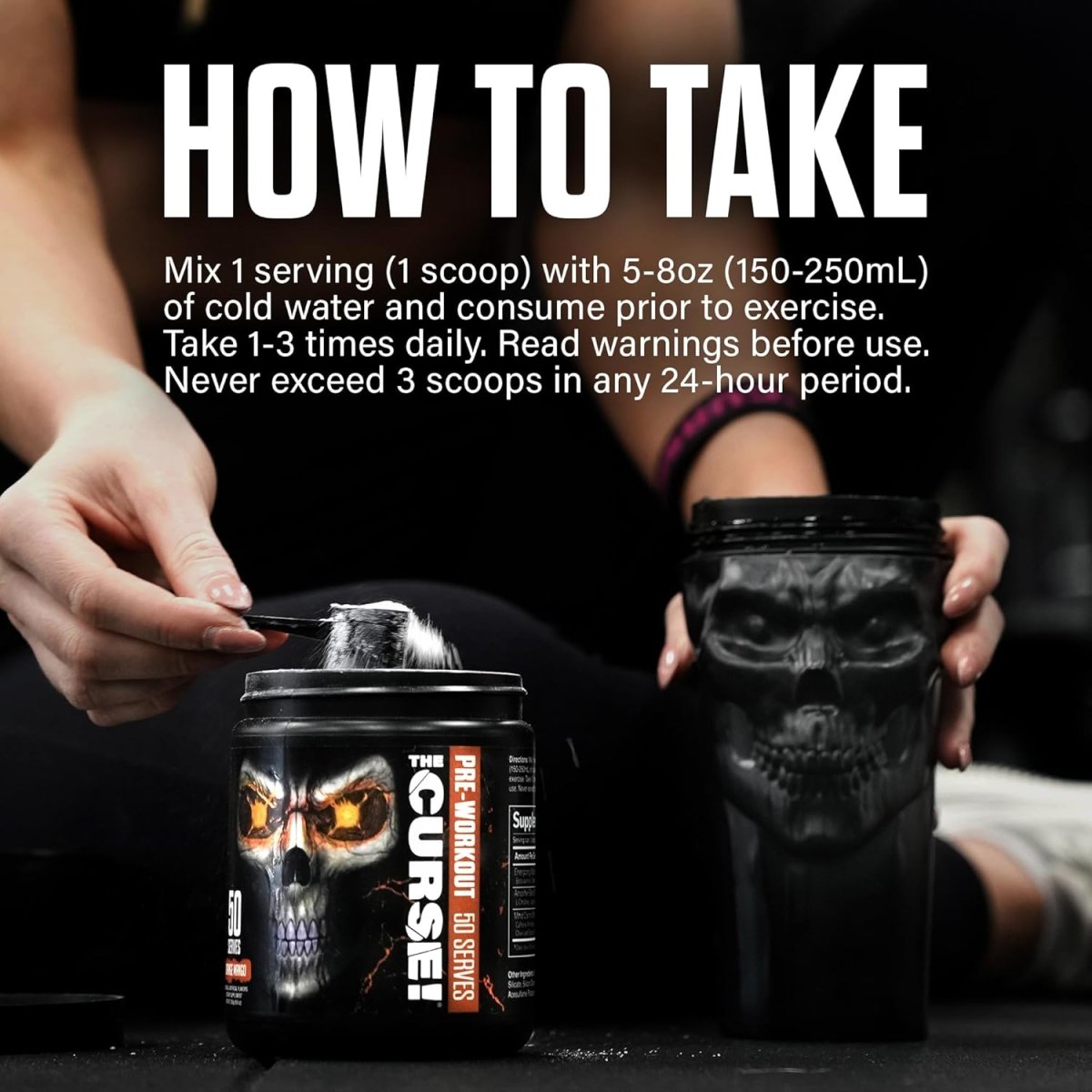 JNX The Curse Pre Workout Pina Colada 50 Servings Energy & Focus Booster - END Nutrition