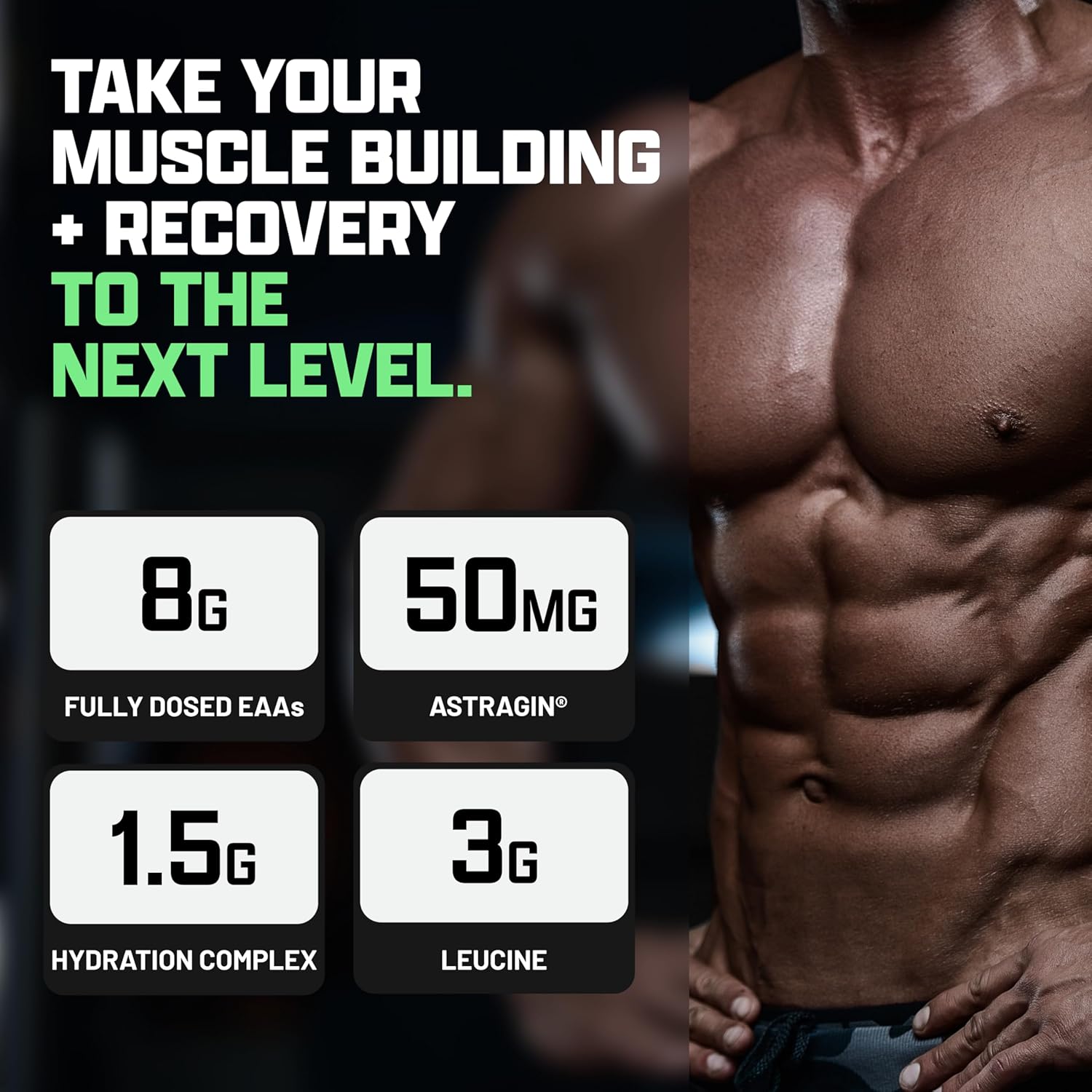 Nutrex Warrior EAA + Hydration – Apple Pear – Essential Amino Acids & Electrolytes – Muscle Recovery, Hydration & Performance – 390 g
