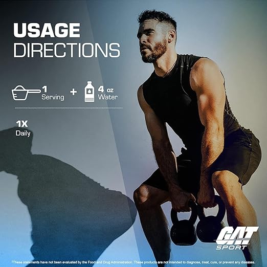 GAT Sport Creatine Monohydrate Unflavored 300g Muscle Strength & Power - END Nutrition