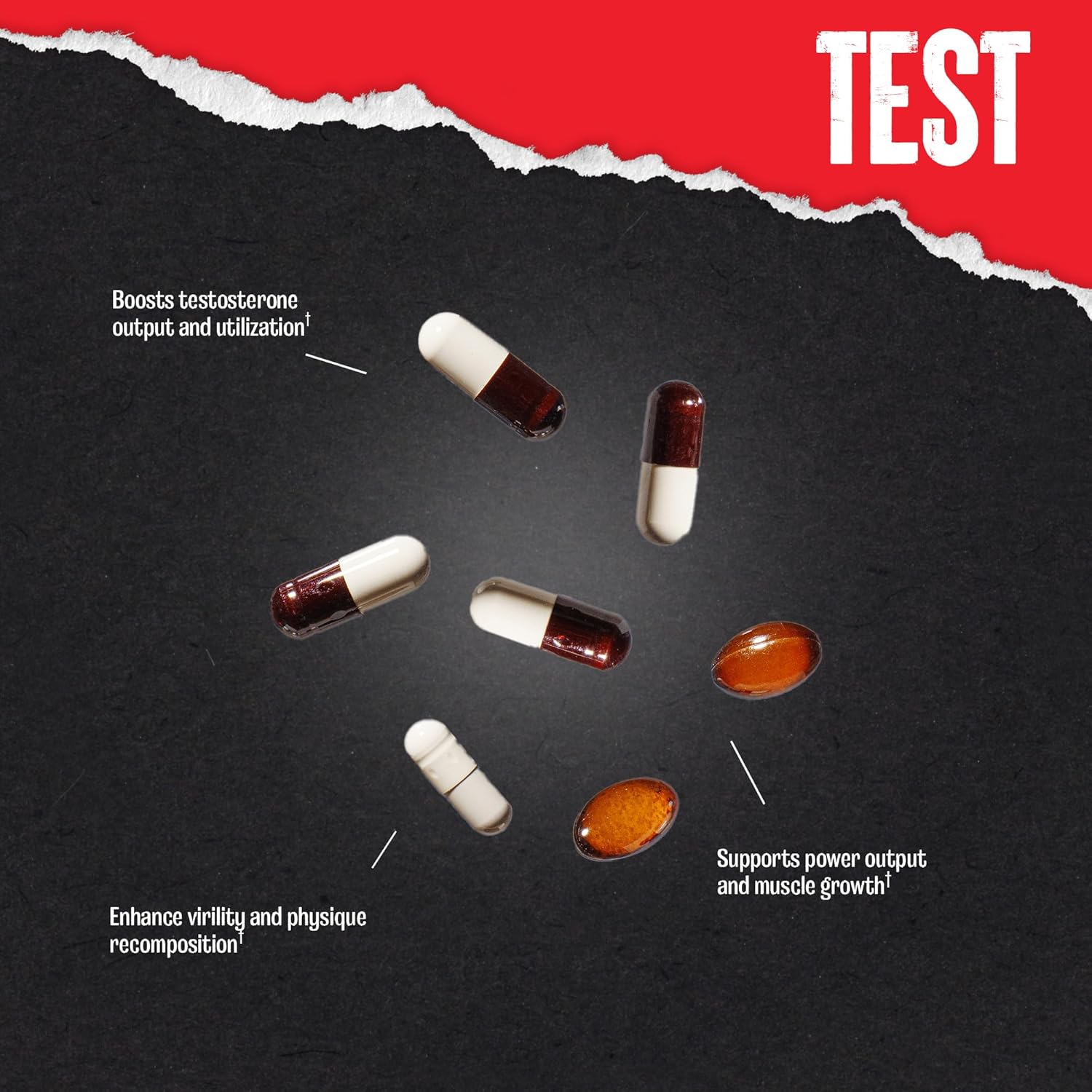 Universal Animal Test Testosterone Booster – Strength, Stamina & Muscle Growth – Libido & Endurance Support – 21‑Day Cycle Packs