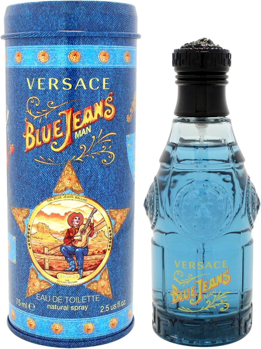 Versace Blue Jeans Man Eau de Toilette – Classic Masculine Scent – 75ml - END General Trading