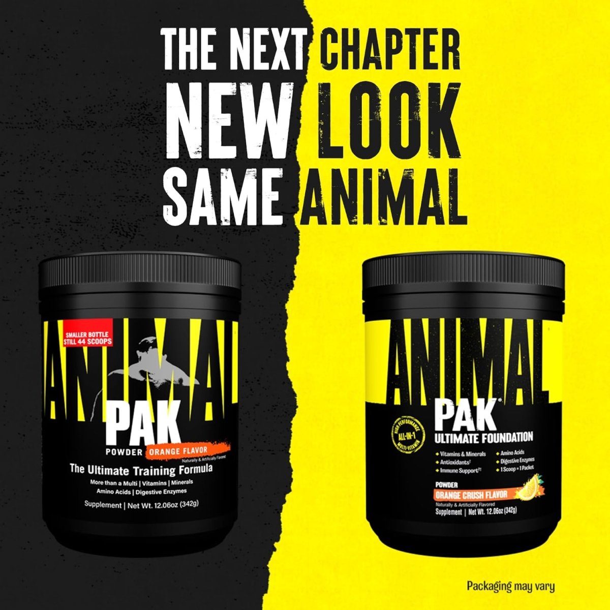 Animal Pak Powder Orange – Multivitamin for Sports & Fitness – With Vitamin B Complex, Zinc, Minerals & Amino Acids – Energy, Immune Support & Muscle Building – 342 g - END General Trading