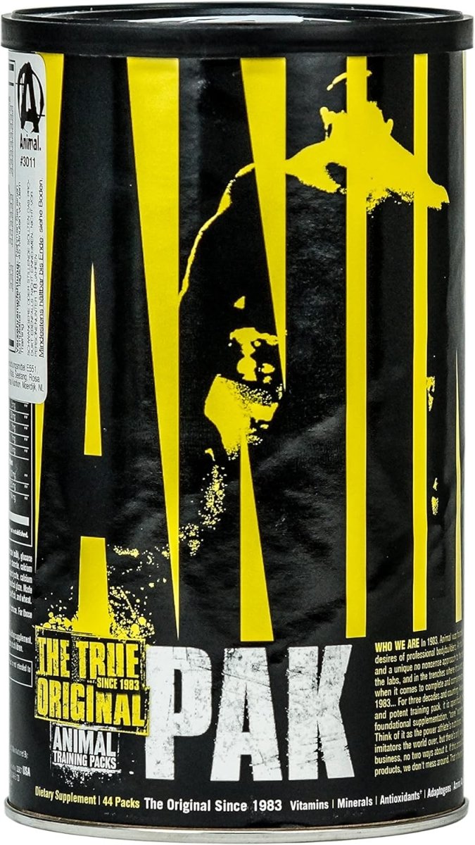 Universal Nutrition Animal Pak – Multivitamin & Performance Complex – Strength, Recovery & Immunity – 44 Packs - END General Trading
